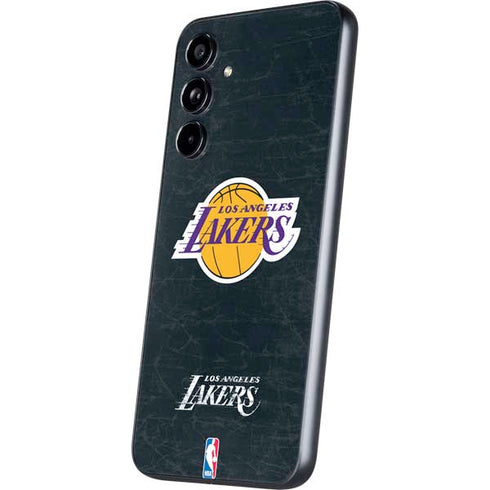NBA Los Angeles Lakers Black Primary Logo Galaxy A54 5G Skin